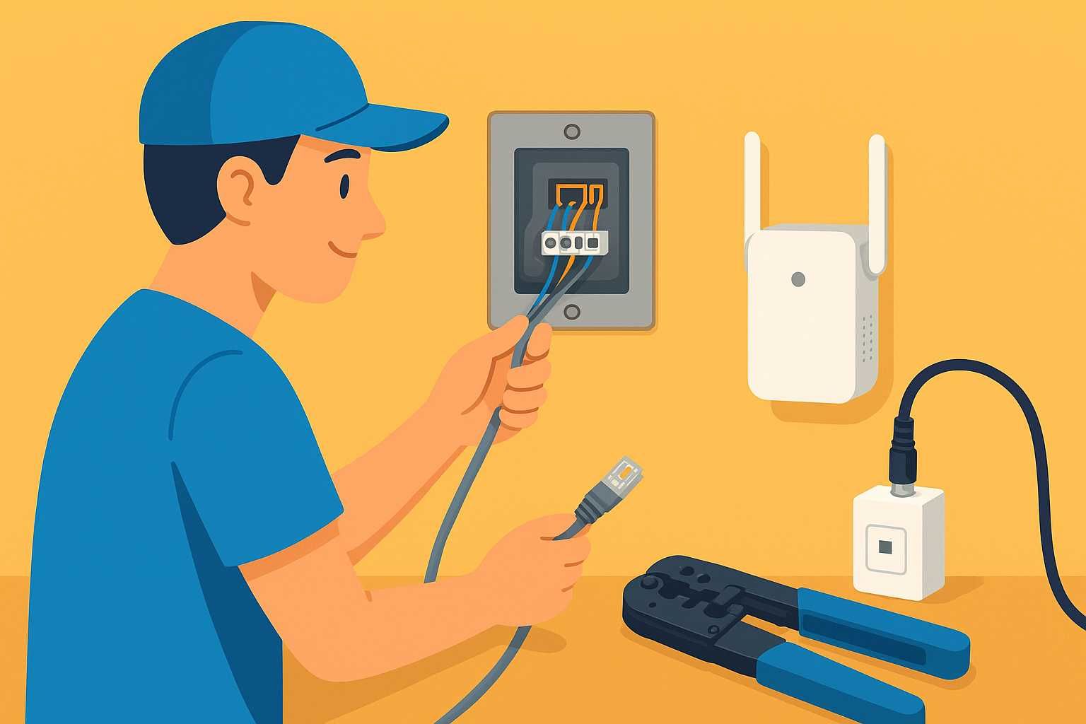 Instalações Telecom: Fibra, Cabos UTP & Coaxial