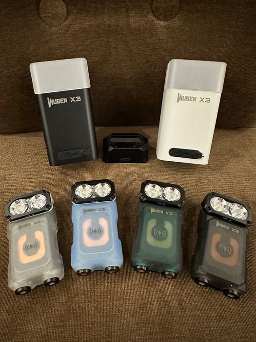 Wuben X3 EDC червоне світло ліхтарик з безпровідною зарядкою