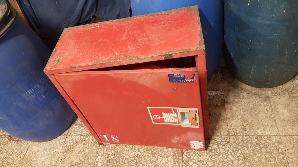 Mangeira e caixa de incêndio