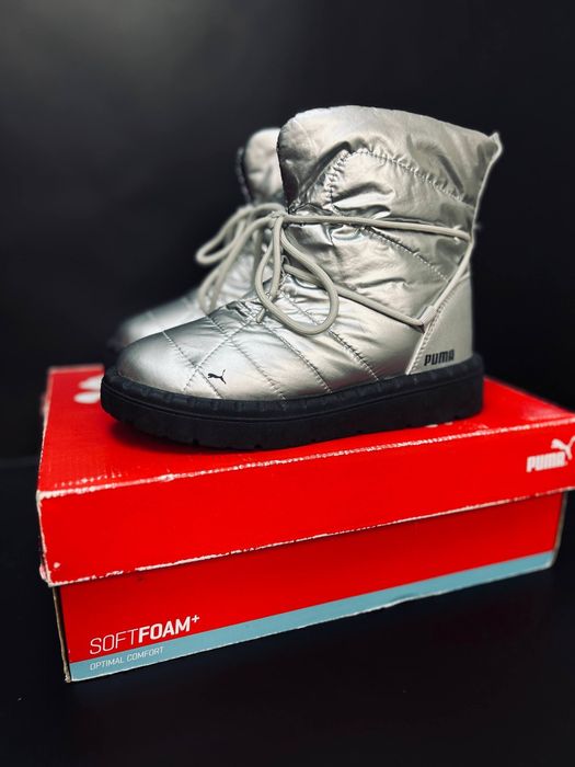 Женские дутики Пума Зимние сапоги пума зимові Сноубутси Пума зимові