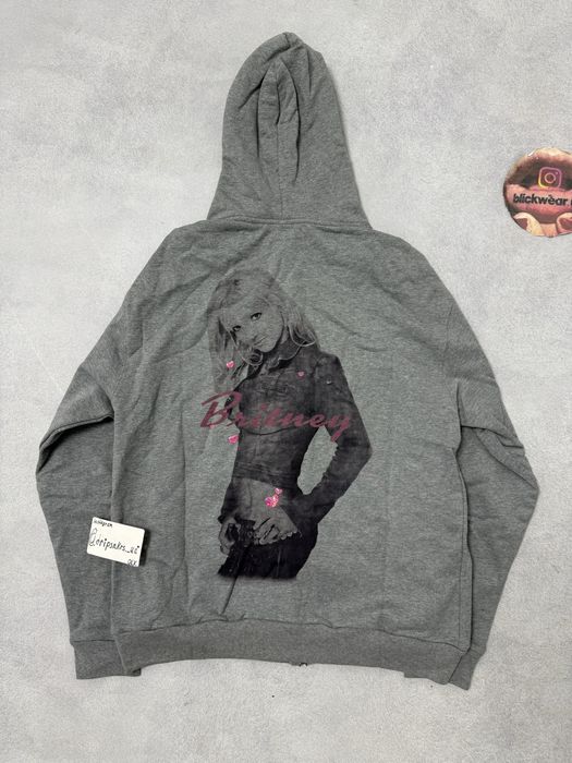 зип худи Balenciaga britney grey