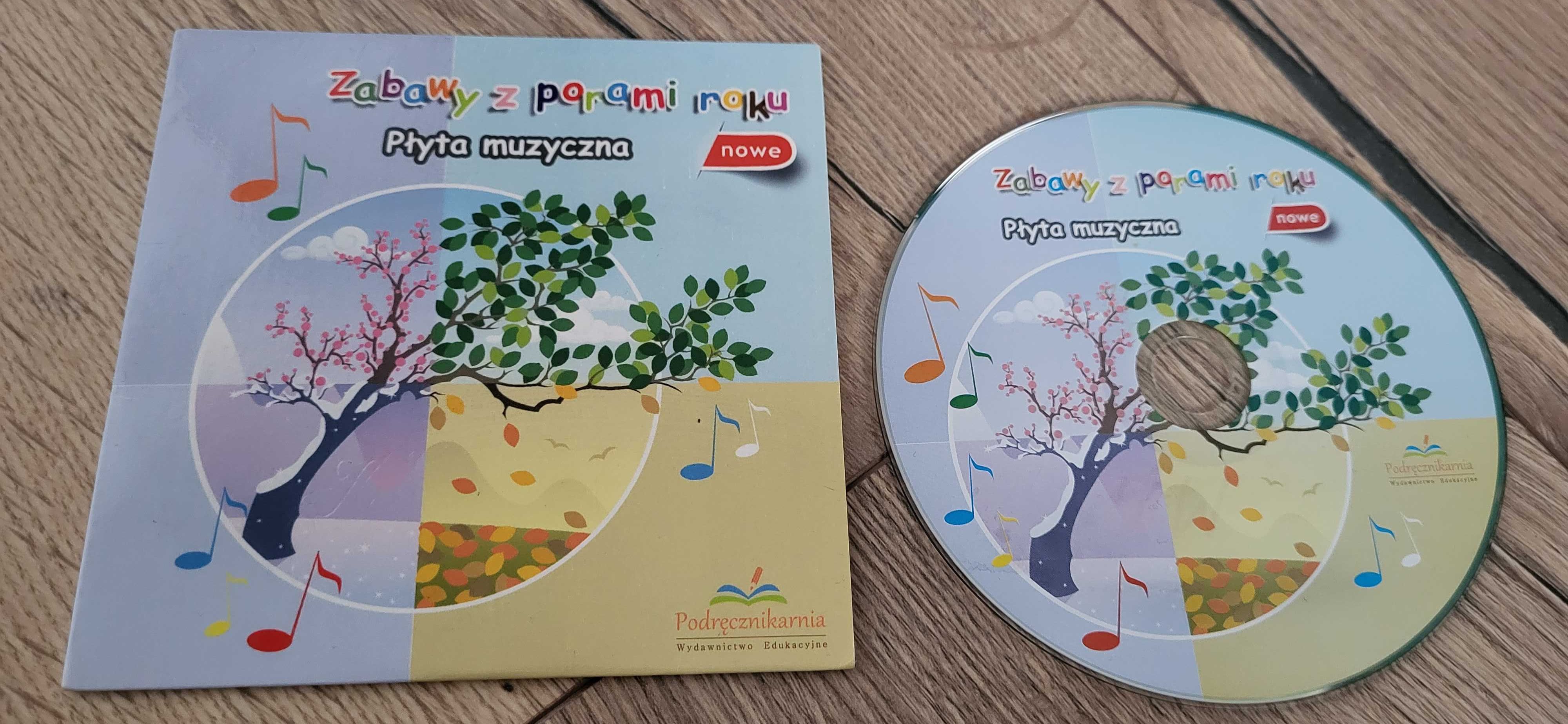 Płyta z piosenkami Nowe Zabawy z porami roku wyd. Podręcznikarnia