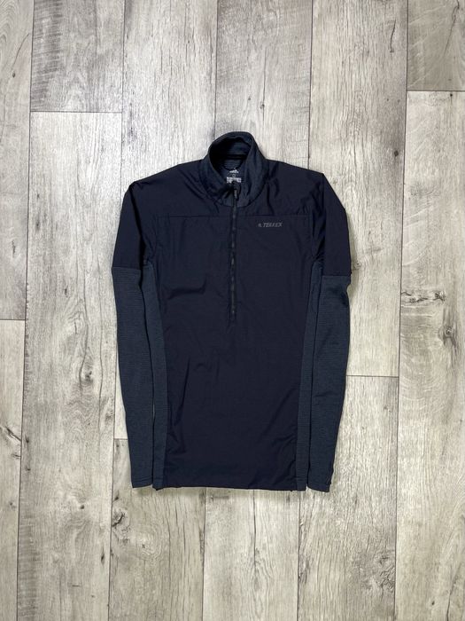 Adidas Terrex Polartec кофта толстовка S-M размер на флисе серая