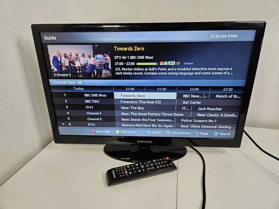 Tv Led 22 cale SAMSUNG 100Hz UE22D5003 Full Hd Usb do Zk
