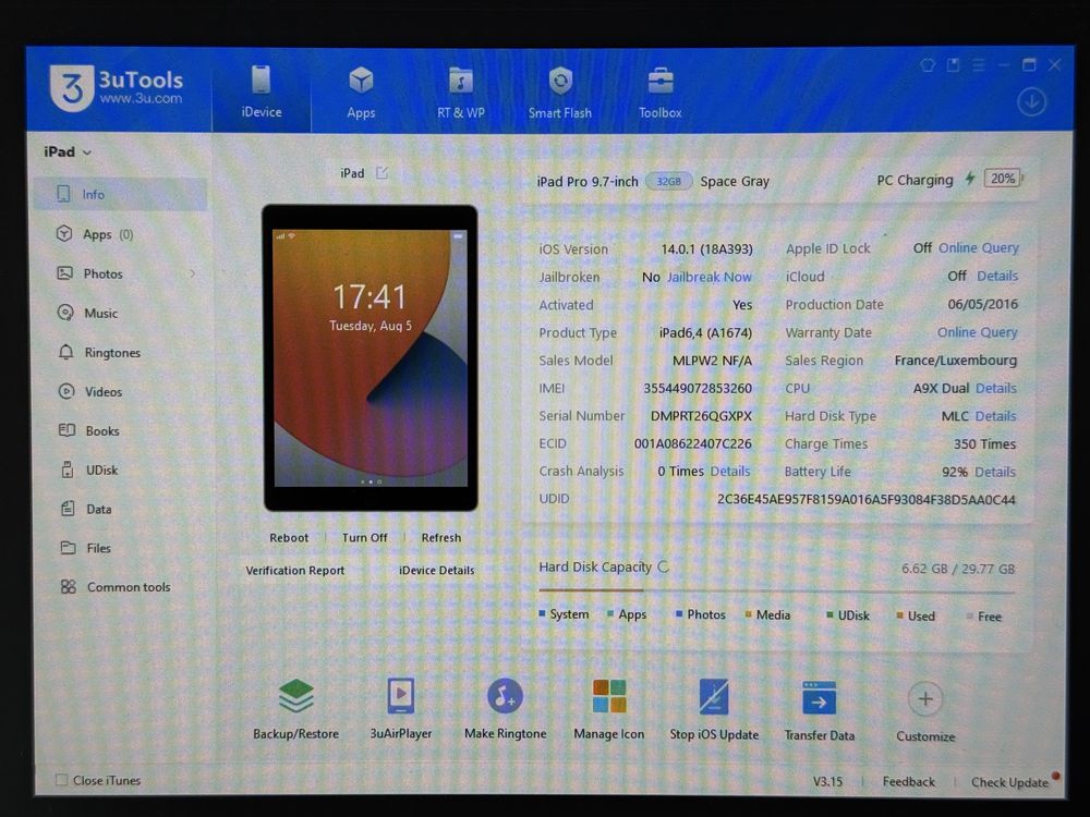iPad Pro 9.7 (A1674) - 32GB - Cellular (LTE) - faktura VAT 23%