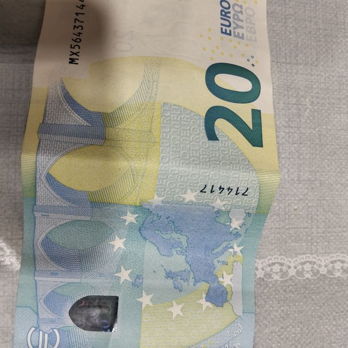 Nota capicua de 20€