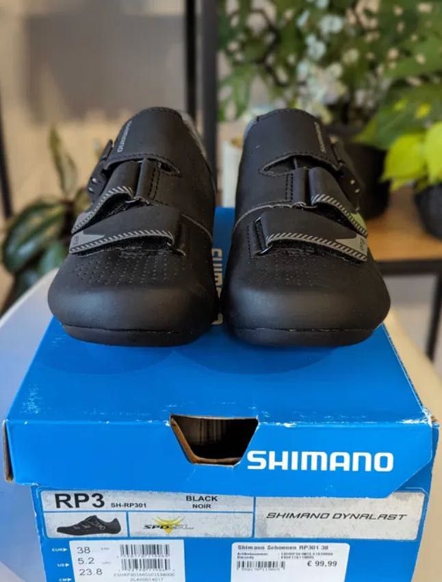 Shimano SH-RP301 RP3 (r.38) Black Noir, wygodne buty szosowe