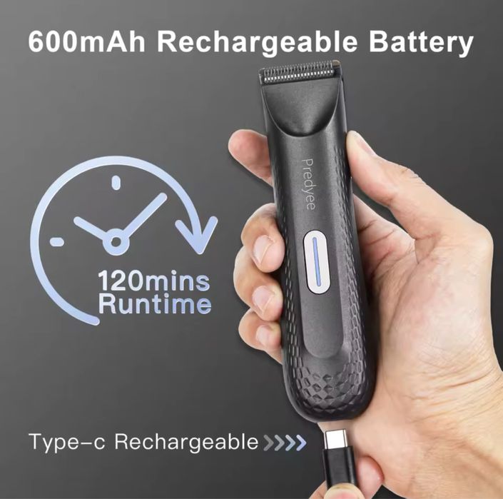 Тример для бороди, стрижки, акумуляторний