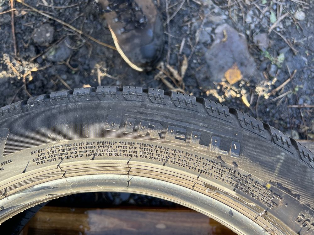 2xopona zimowa PIRELLI w rozmiarze 195/55 R16 - RUN Flat