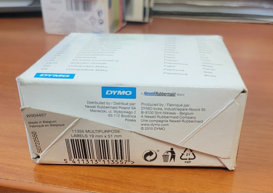 Dymo etykiety różnego przeznaczenia