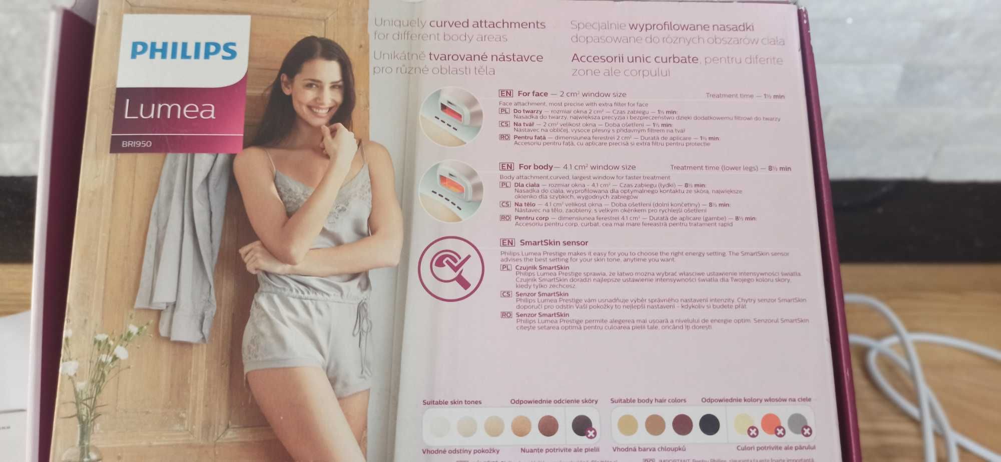 Depilator laserowy Philips Lumea Prestige