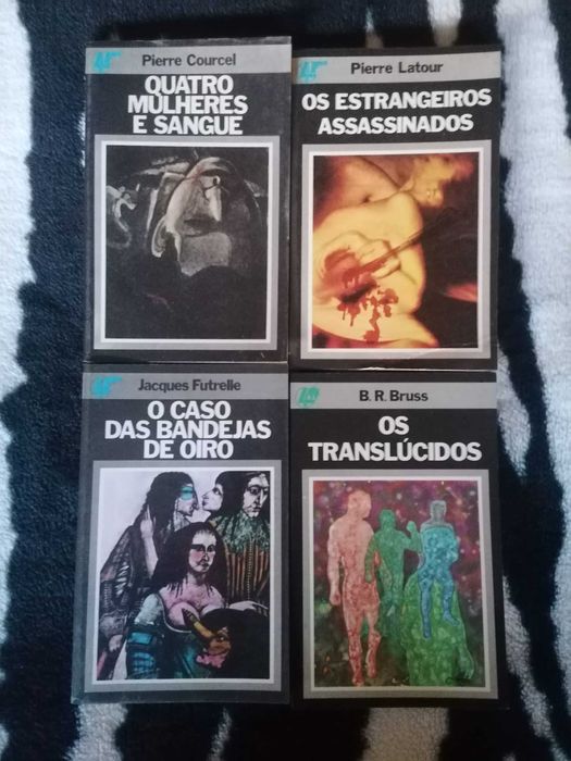 Lote 14 livros policiais anos 70