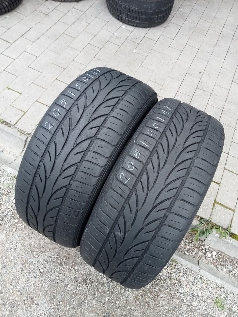 2x Opony Używane Letnie 205/50R17 Matador