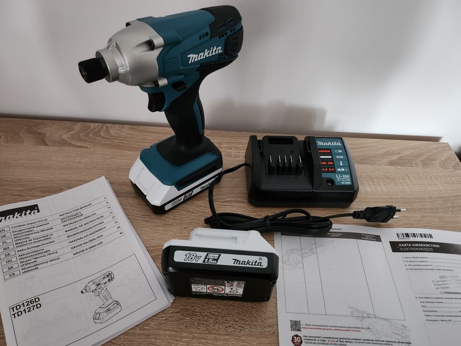 Nowa zakrętarka Makita 18V klucz udarowa wkrętarka bosch aeg metabo
