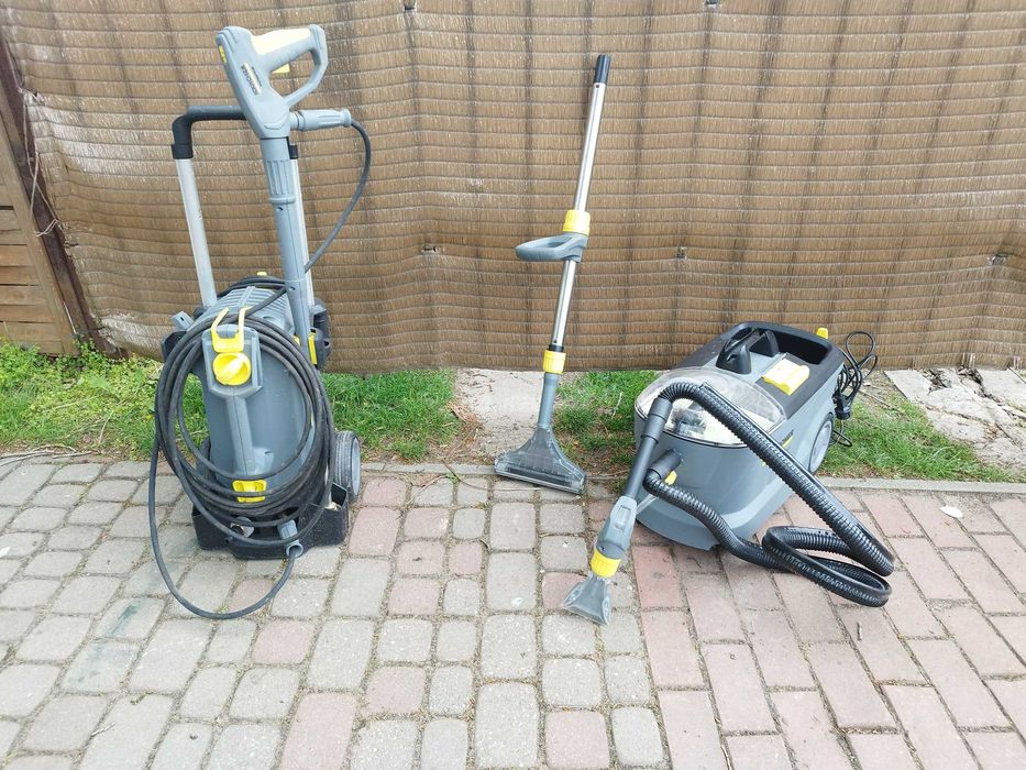 Wynajem myjki ciśnieniowej Karcher odkurzacz piorący Puzzi