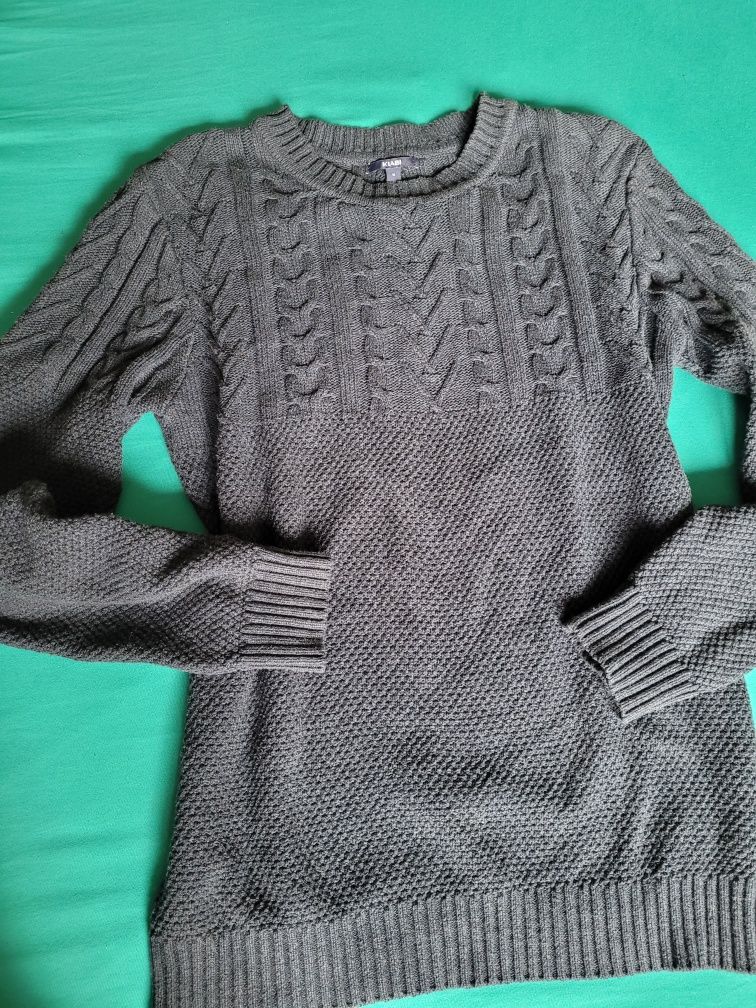 Sweter damski ciemny granat