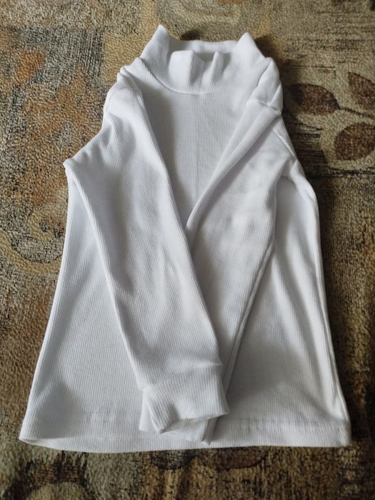 Біла водолазка, гольф дитячий