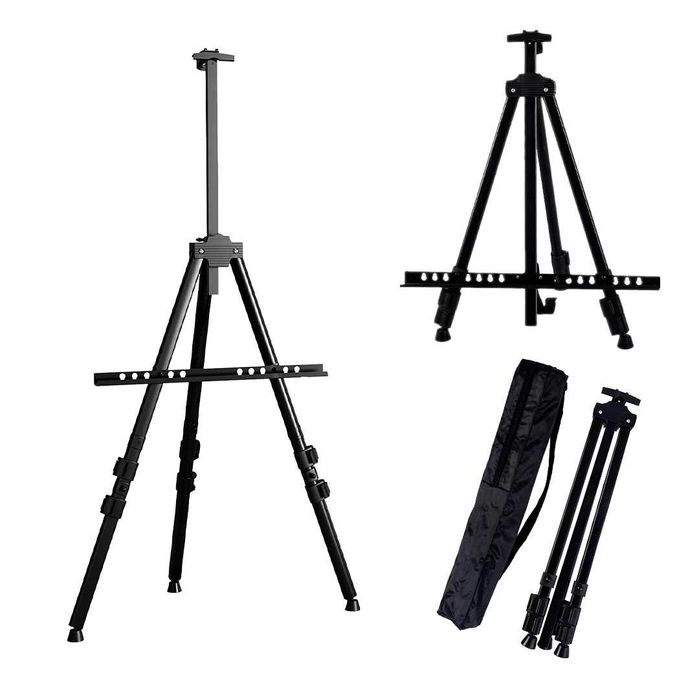 Мольберт портативний  тринога  складний  металевий з регулюванням