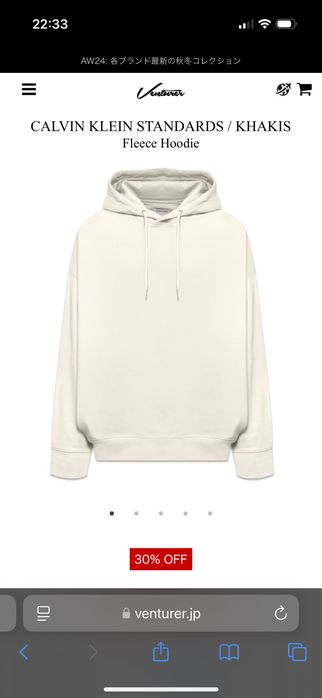 Худі оверсайз від calvin klein