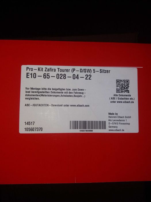 Suspensão rebaixamento eibach novas por estrear