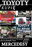 Skup mercedesów toyot mercedes toyota corolla sprinter avensis kaczka