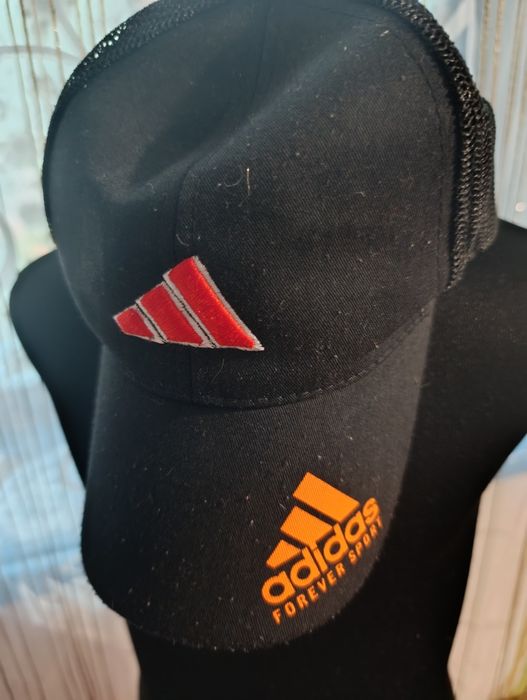 Чорна бейсболка Adidas р.56-58 см.