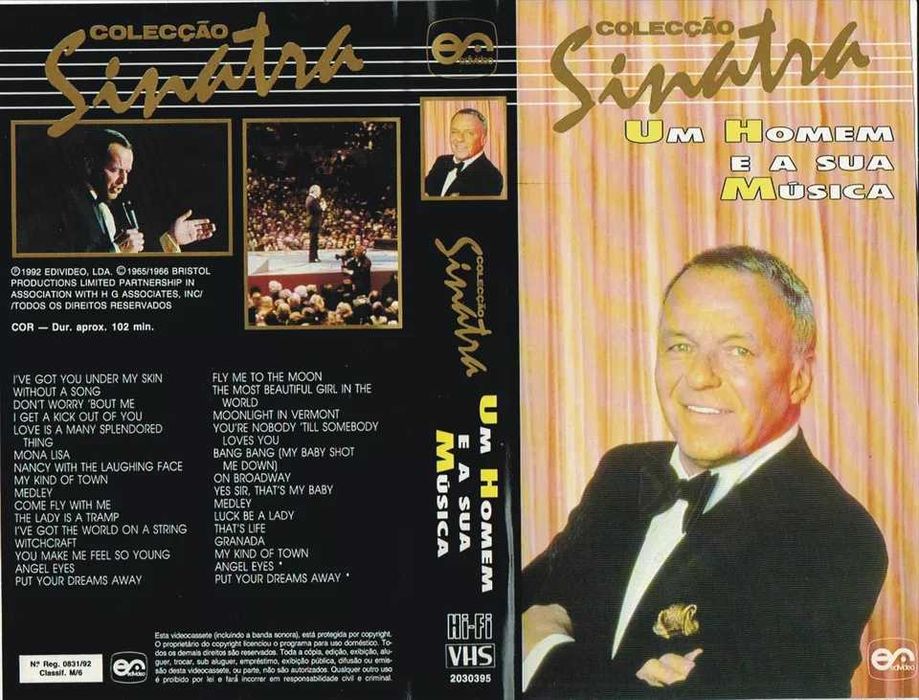 FRANK SINATRA The collection a man and his music - VHS 1990