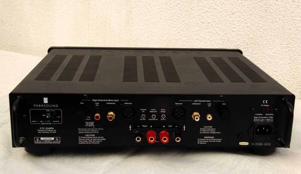 Power Amplifier Parasound A23 -  Class A/AB