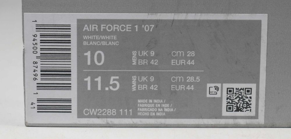 Nike Air Force 1 '07 LE CW2288 rozmiar 44