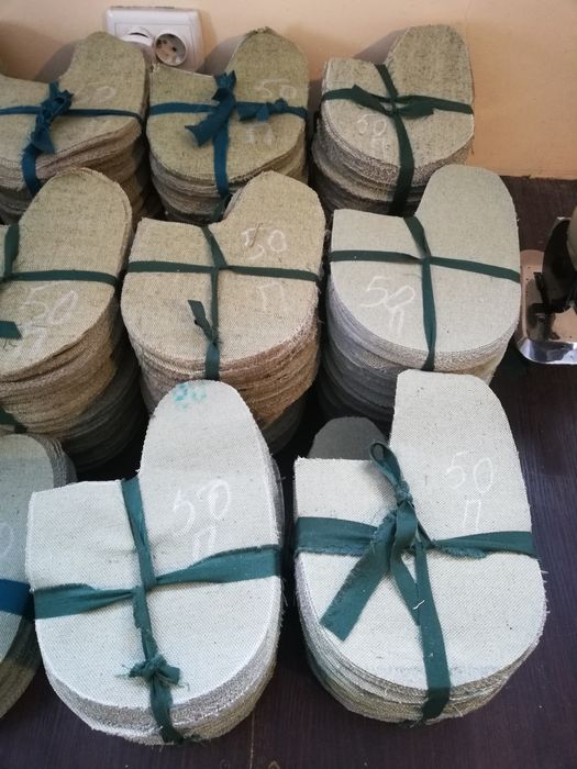 Готовий крій брезенту для напівбрезентових рукавиць