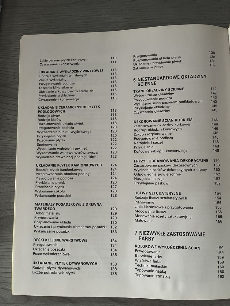 Książka na temat upiększania domu.