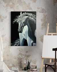 Картина маслом/лошадь/абстракция