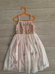 Sliczna elegancka sukienka dla księżniczki h&m r.128 cekiny i tiul, na