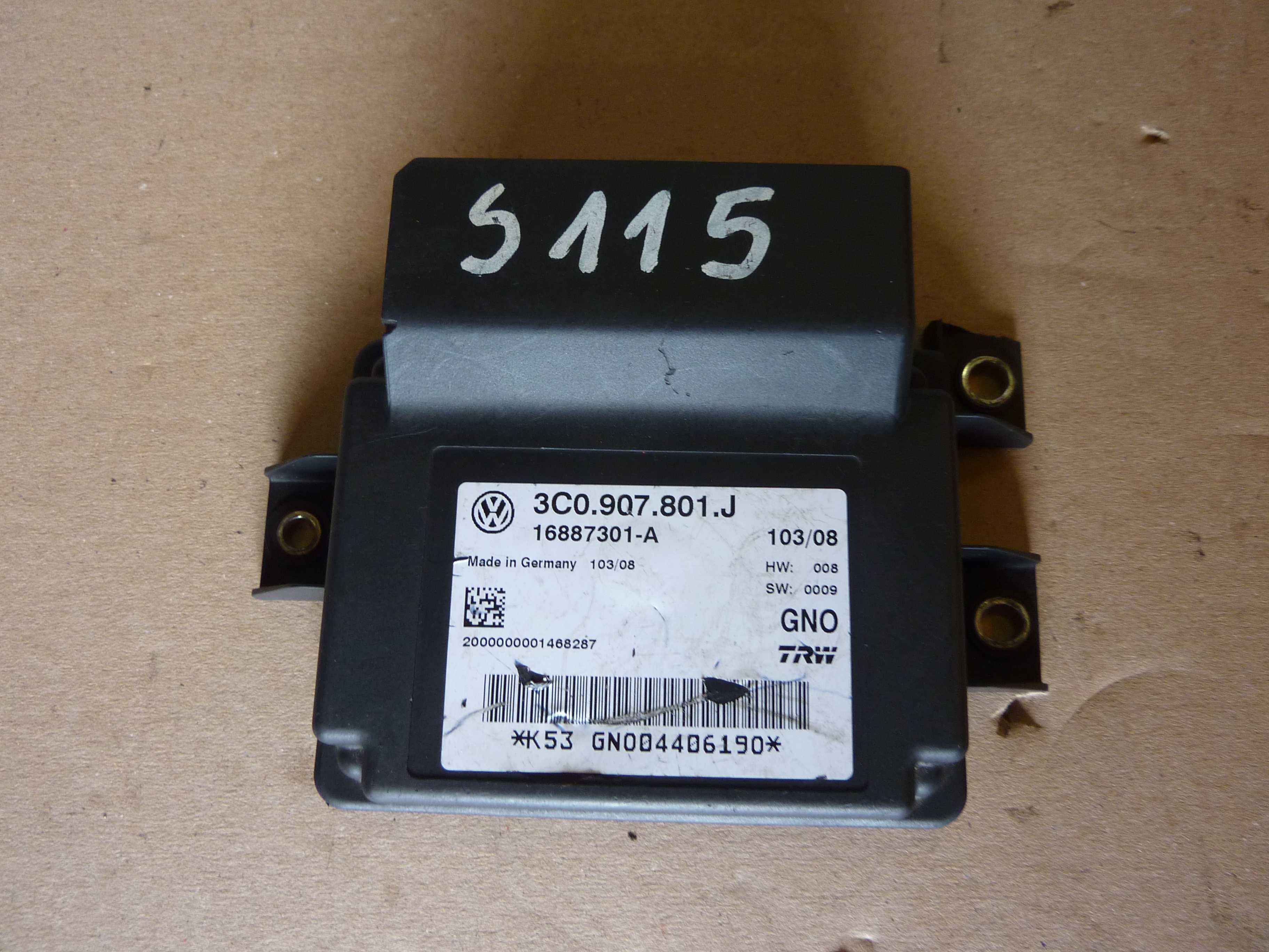 VW PASSAT B6 moduł sterownik hamulca ręcznego 3C0.907801J