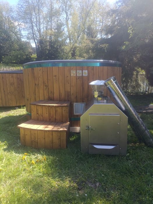 Balia ogrodowa basen jacuzzi wanna ruska beczka