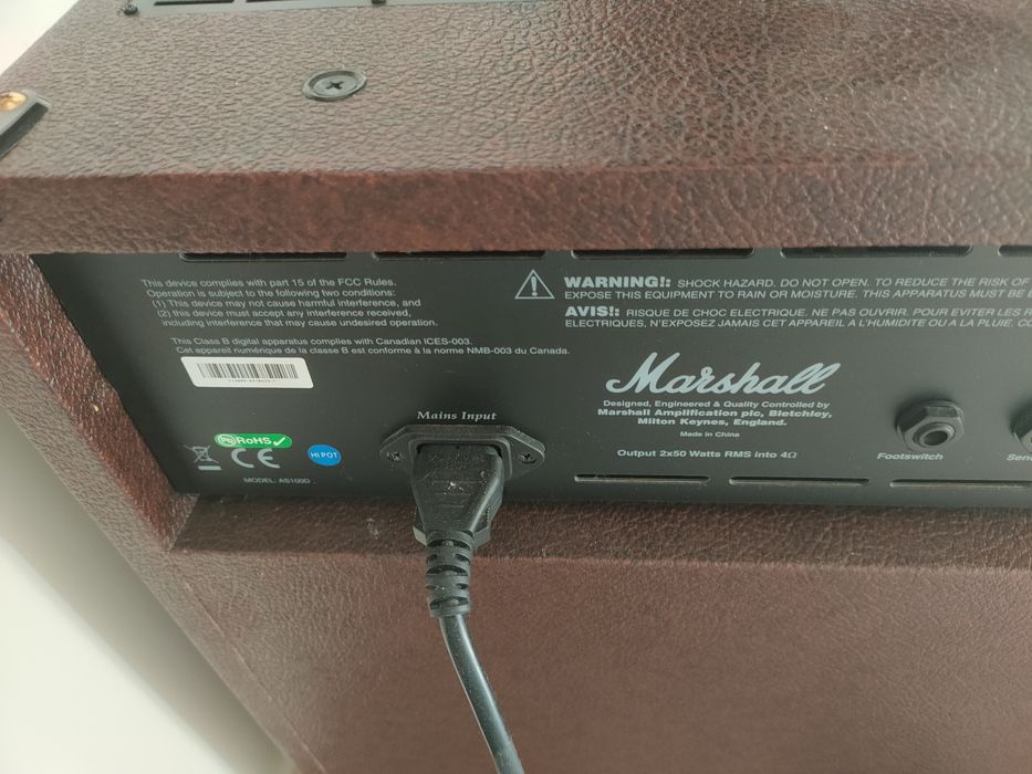 Marshall acústico AS100D
