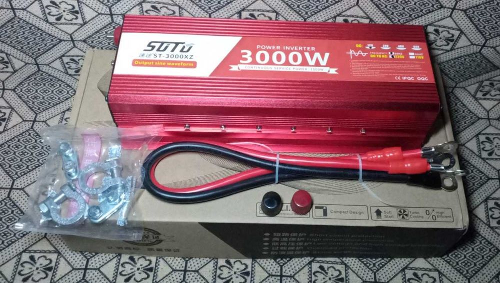Инвертор Sutu 3000W, преобразователь напряжения, чистый синус