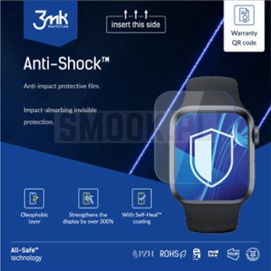 Folia hydrożelowa 3MK ANTI SHOCK - do APPLE WATCH SE 1GEN 44MM