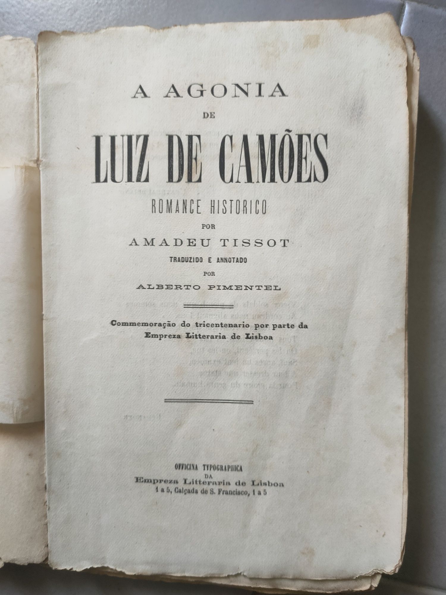 Luiz de Camões - A agonia