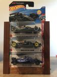 3 x F1 hot wheels mercedes amg williams red bull