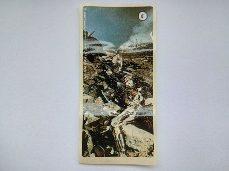 Naklejki z gumy do żucia Terminator 1990rok PRL ZESTAW 2szt Nr3 i Nr41
