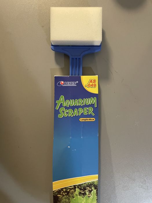 Duży czyścik scraper skrobaczka do akwarium