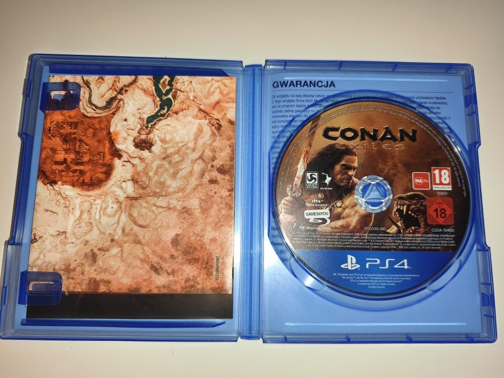 Gra Ps4 Conan PL gry PlayStation 4 Sniper UFC Crash Mafia Syberia LEGO