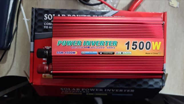 Преобразователь постоянного тока Инвертор 1500 W 12V/220V AC/DC