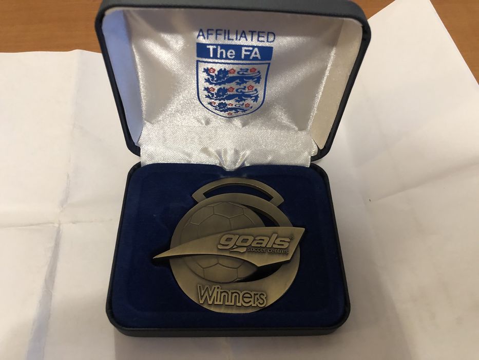 Angielski medal za rzadki gol