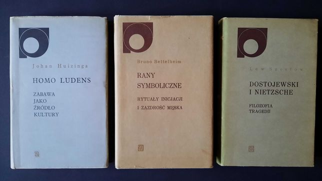 Johan Huizinga – Homo Ludens, Bettelheim, Szestow (3 książki)