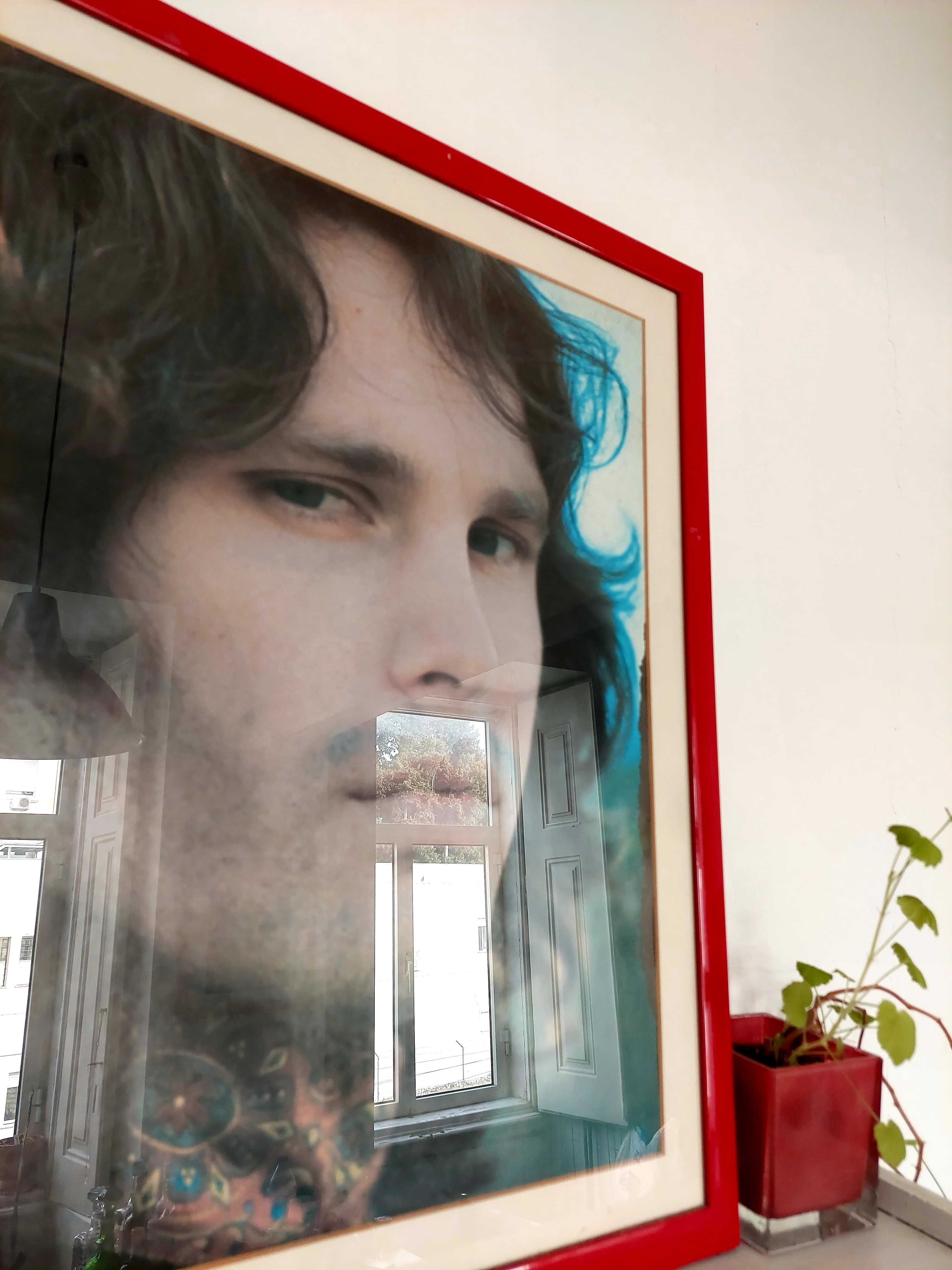 Na Estefânia Quadro Jim Morrison