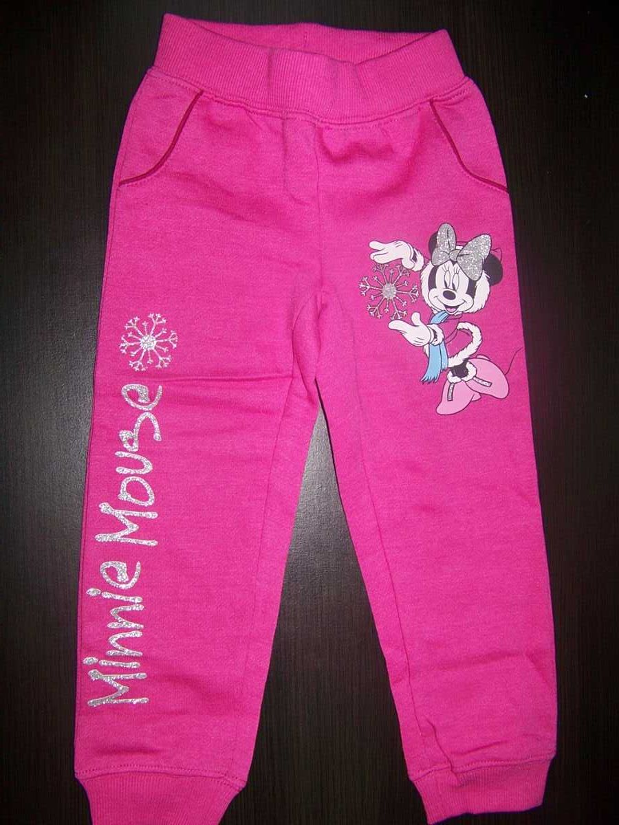 Spodnie dresowe dla dziewczynki Myszka Minnie rozmiar 128 cm