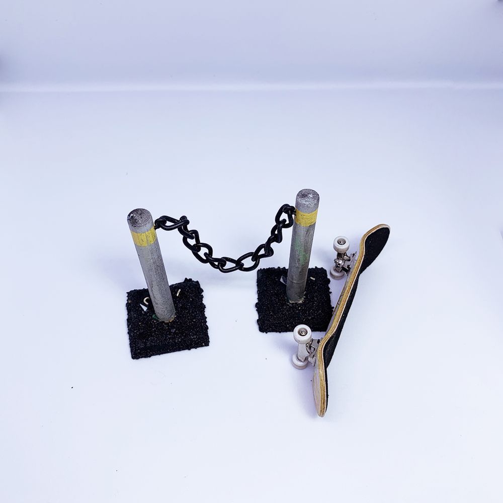 Obstáculos fingerboard - Postes de Segurança