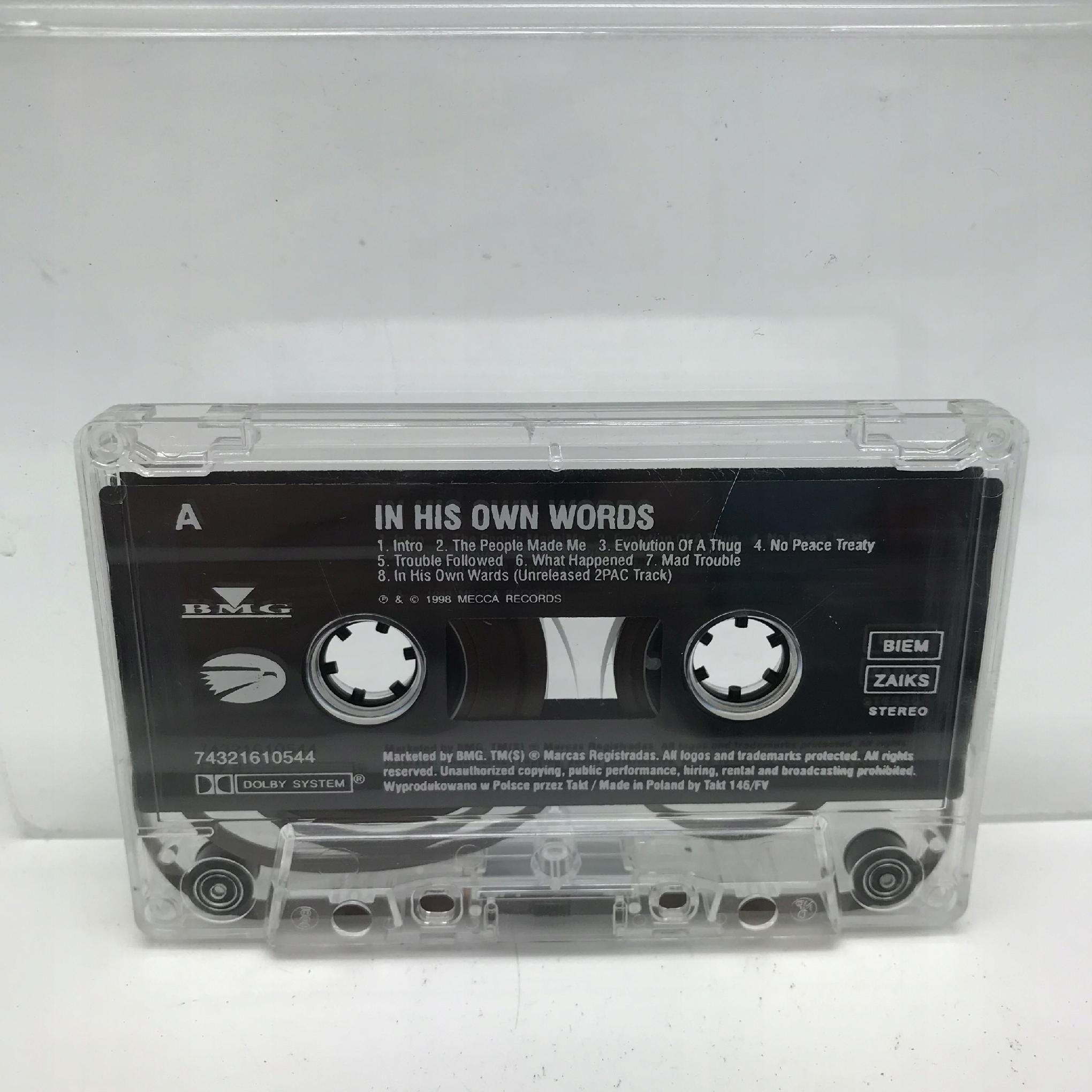 kaseta - 2pac - in his own words